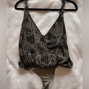 Free People plunge body suit